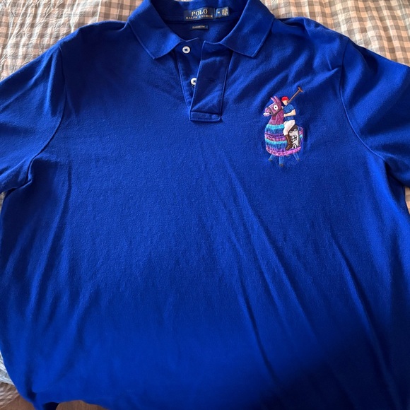 Ralph Lauren | Shirts | Ralph Lauren Mens Blue Fortnite Polo Shirt